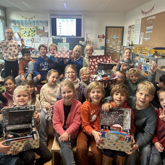 Weihnachten im Schuhkarton